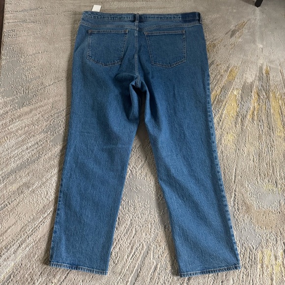 Abercrombie jeans 90s straight leg mid rise Size 35 / 20 new with tags - Picture 11 of 15